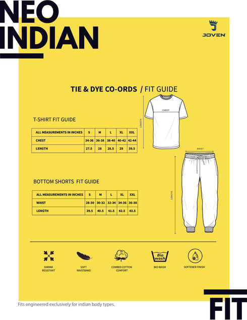 Tie-Dye Co-Ordinated Set(T-Shirt And Pant Set)